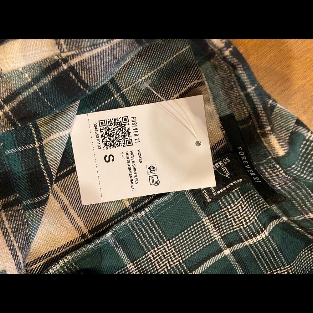 Cropped flannel
